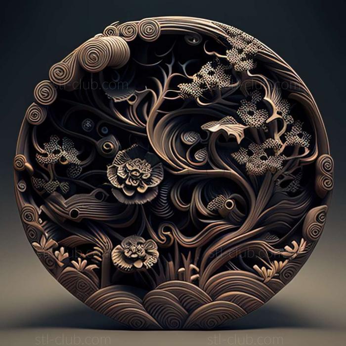 3D model chinese ink (STL)